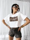 T-shirt damski OLAVOGA CITY 2025 biały - maWer Fashion