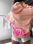 Bluza damska OLAVOGA CLOSER 2025 pudrowy róż – maWer Fashion