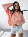 Bluza damska OLAVOGA CLOSER 2025 pudrowy róż – maWer Fashion