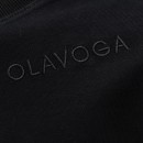 T-shirt męski OLAVOGA SHADOW LUXE 2025 czarny - maWer Fashion
