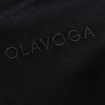 T-shirt męski OLAVOGA SHADOW LUXE 2025 czarny - maWer Fashion