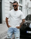 T-shirt męski OLAVOGA SHADOW LUXE 2025 ecru - maWer Fashion