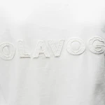 T-shirt męski OLAVOGA SHADOW LUXE 2025 ecru - maWer Fashion