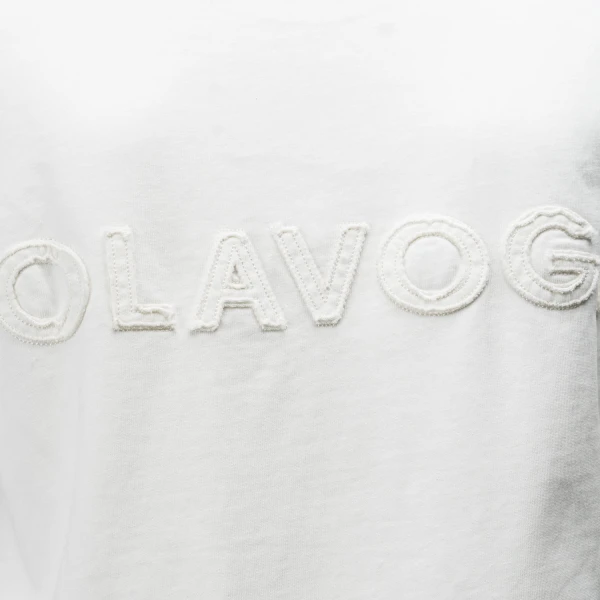 T-shirt męski OLAVOGA SHADOW LUXE 2025 ecru - maWer Fashion
