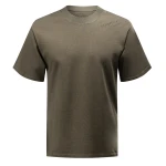 T-shirt męski OLAVOGA SHADOW LUXE 2025 khaki - maWer Fashion