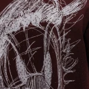 T-shirt damski OLAVOGA MARA 2025 bordo - maWer Fashion