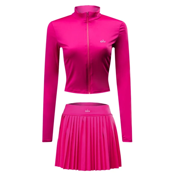Komplet damski OLAVOGA ADMIRE 2025 amarant – maWer Fashion
