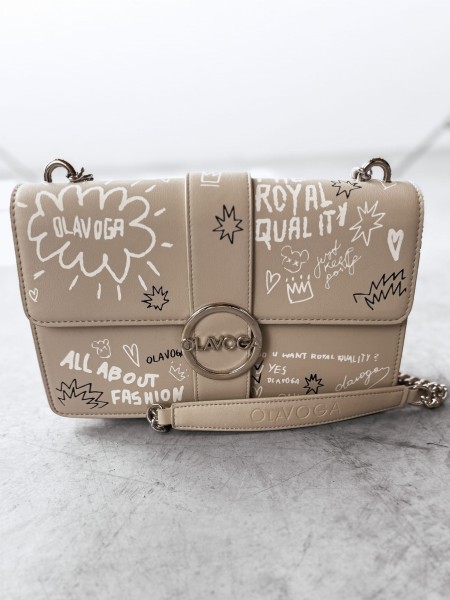 Torebka damska OLAVOGA SKETCH 2025 szara - maWer Fashion