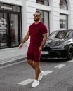 Komplet męski OLAVOGA ETENI 2025 bordo - maWer Fashion