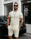 Komplet męski OLAVOGA ETENI 2025 beż - maWer Fashion