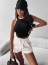 Top damski OLAVOGA WRAITH 2025 czarny - ecru - maWer Fashion