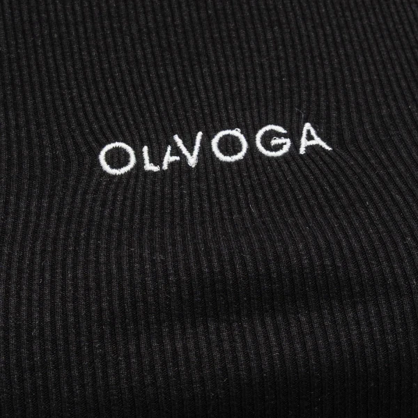 Top damski OLAVOGA WRAITH 2025 czarny - ecru - maWer Fashion