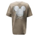 T-shirt damski OLAVOGA BESCO 2025 beż - maWer Fashion