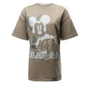 T-shirt damski OLAVOGA BESCO 2025 beż - maWer Fashion