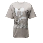 T-shirt damski OLAVOGA BESCO 2025 szary - maWer Fashion