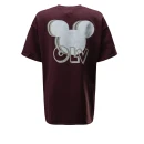 T-shirt damski OLAVOGA BESCO 2025 burgund - maWer Fashion