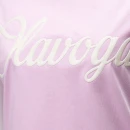 T-shirt damski OLAVOGA LUXE 2025 różowy - maWer Fashion