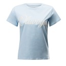 T-shirt damski OLAVOGA LUXE 2025 błękit - maWer Fashion