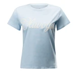 T-shirt damski OLAVOGA LUXE 2025 błękit - maWer Fashion