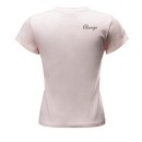 T-shirt damski OLAVOGA SIMPLYBY 2025 pudrowy róż - maWer Fashion