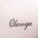T-shirt damski OLAVOGA SIMPLYBY 2025 pudrowy róż - maWer Fashion