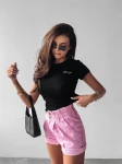 Spodenki damskie OLAVOGA ROOT 2025 róż - maWer Fashion