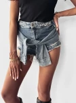 Spodenki damskie OLAVOGA DUALLY 2025 niebieskie - maWer Fashion