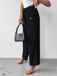 Spodnie damskie OLAVOGA MIAL 2025 czarne  - maWer Fashion