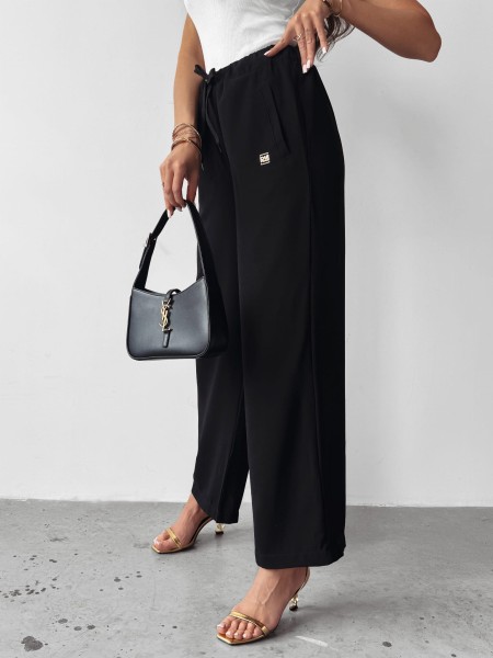 Spodnie damskie OLAVOGA MIAL 2025 czarne  - maWer Fashion