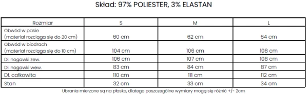 Spodnie damskie OLAVOGA YUO 2025 czarne - maWer Fashion
