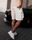 Spodenki męskie OLAVOGA TAFA 2025 ecru - maWer Fashion