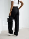 Spodnie damskie OLAVOGA YUO 2025 czarne - maWer Fashion