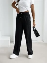Spodnie damskie OLAVOGA YUO 2025 czarne - maWer Fashion