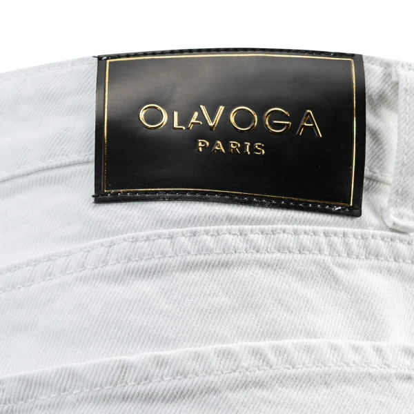 Spodenki damskie OLAVOGA CUTILIES 2025 ecru - maWer Fashion
