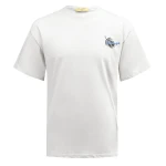T-shirt męski OLAVOGA PALM WAVE 2025 ecru - maWer Fashion