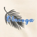 T-shirt męski OLAVOGA PALM WAVE 2025 beżowy - maWer Fashion