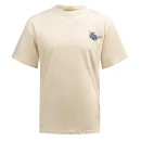 T-shirt męski OLAVOGA PALM WAVE 2025 beżowy - maWer Fashion