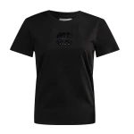 T-shirt damski OLAVOGA LOE 2025 czarny - maWer Fashion