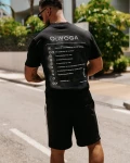 T-shirt męski OLAVOGA SMOKE 2025 czarny – maWer Fashion
