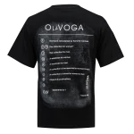 T-shirt męski OLAVOGA SMOKE 2025 czarny – maWer Fashion