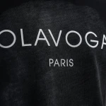T-shirt męski OLAVOGA SMOKE 2025 czarny – maWer Fashion