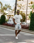 T-shirt męski OLAVOGA SMOKE 2025 ecru – maWer Fashion