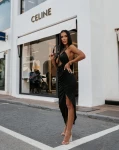Sukienka damska OLAVOGA JOWISZ 2025 czarna - maWer Fashion