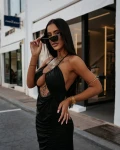 Sukienka damska OLAVOGA JOWISZ 2025 czarna - maWer Fashion