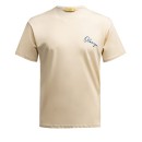 T-shirt męski OLAVOGA BLUE HARMONY 2025 beżowy - maWer Fashion