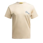 T-shirt męski OLAVOGA BLUE HARMONY 2025 beżowy - maWer Fashion