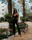 Spodnie damskie OLAVOGA POLEM 2025 czarne - maWer Fashion