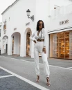 Komplet damski OLAVOGA CATNIP 2025 ecru - maWer Fashion