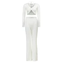 Komplet damski OLAVOGA CATNIP 2025 ecru - maWer Fashion