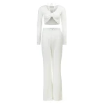 Komplet damski OLAVOGA CATNIP 2025 ecru - maWer Fashion